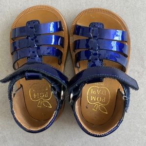 pom d'api sandals for baby, Insole length size 20 = 12cm-4.5"